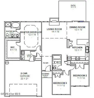 1010 Croaker Court, New Bern, NC 28562 – photo 4: Floor Plan