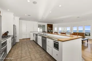 3107 Ocean Drive, Emerald Isle, NC 28594 – photo 18: Spacious kitchen w/ bar seating