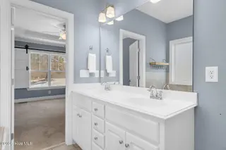 3389 Buffaloe Ridge Court, Rocky Mount, NC 27804 — 3-bedroom home in Tharrington Way, Rocky Mount, NC, photo 19 of 38: Double Vanity