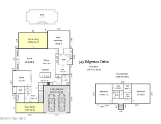 515 Edgerton Drive, Wilmington, NC 28412 – photo 7: 515 E Floorplan