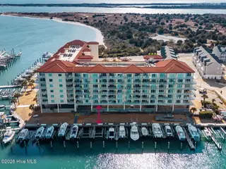 100 Olde Towne Yacht Club Drive U212, Beaufort, NC 28516 – photo 2: Aerial_Front w slip