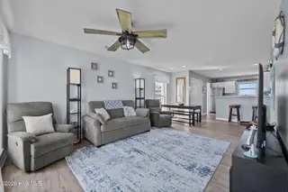 3802 Island Drive, North Topsail Beach, NC 28460 – photo 13: Livingroom - Comes FULLY furnished!
