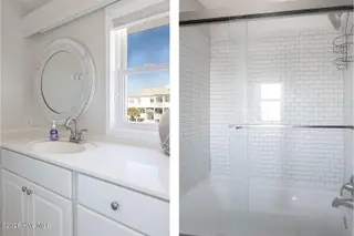 1509 Ocean Drive West, Emerald Isle, NC 28594 — 4-bedroom townhome in Emerald Isle By The Sea, Emerald Isle, NC, photo 13 of 26: 2 Seas the Day West 025 king bath 2nd le