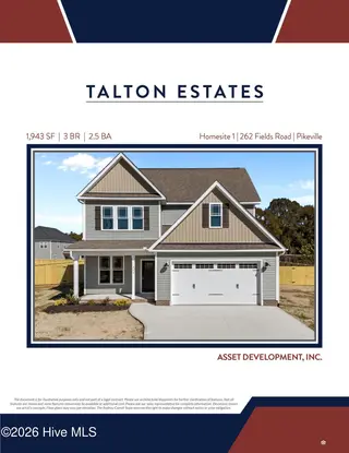 262 Fields Road NW Lot 01, Pikeville, NC 27863 – photo 4: Lot 1 TF Cutsheet_Page_1