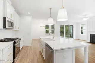222 Windswept Lane, Beaufort, NC 28516 – photo 13: Open Concept Kitchen and Living Area