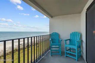 1505 Salter Path Road 304, Indian Beach, NC 28512 — 2-bedroom condo in Summer Winds Condominiums, Indian Beach, NC, photo 17 of 53: Covered Balcony