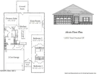 761 Riverbirch Drive, Vass, NC 28394 – photo 2: Alexis Floor Plan Pic