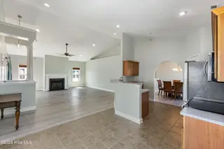 208 Carolina Beach Avenue S, Carolina Beach, NC 28428 – photo 24: Kitchen View to Living Area