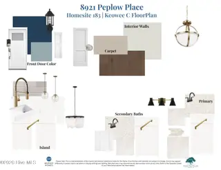 8921 Peplow Place, Wilmington, NC 28411 — 4-bedroom home in Scotts Hill Village, Wilmington, NC, photo 4 of 16: SHV 183 Vision Board