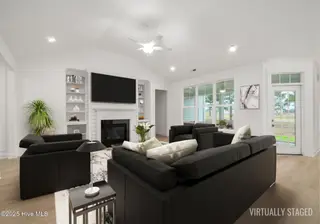 105 Windswept Lane, Beaufort, NC 28516 – photo 3: Open Concept Kitchen & Living Area