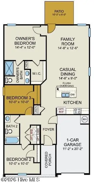 7123 Woodline Drive SW, Sunset Beach, NC 28468 – photo 2: Floorplan
