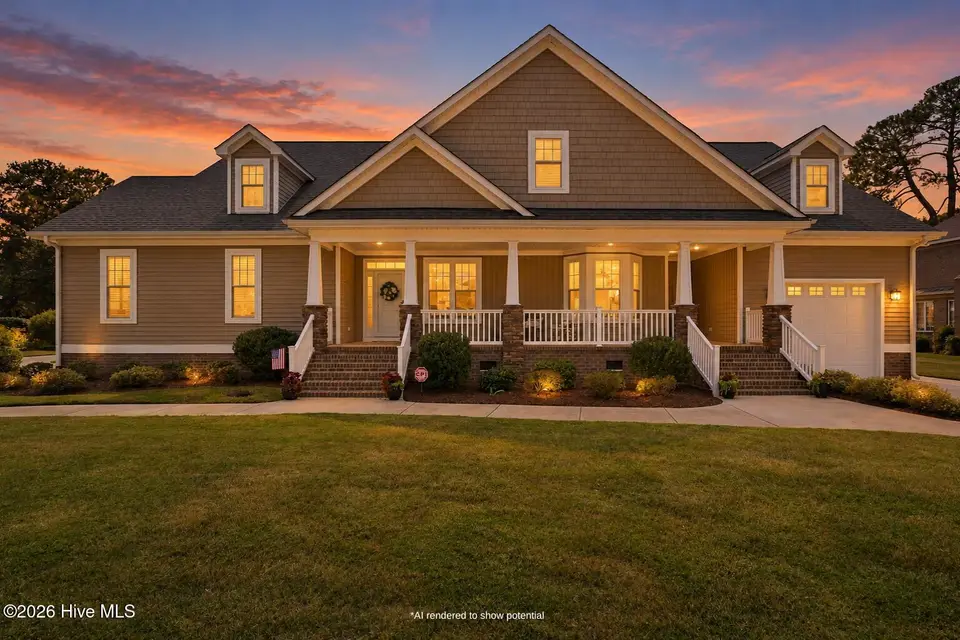 4915 Country Club Drive N, Wilson, NC 27896 – photo 1 of 74: 4915 country club AI rendered to see pot