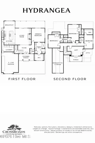1061 Crown Pointe Drive, Hampstead, NC 28443 – photo 11: Lot 54 Floor Plan - unbranded