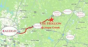 Lot 1 Hope Creek Trail, Spring Hope, NC 27882 – photo 4: Area Map