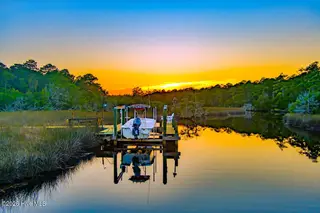 2525 Highway 58, Swansboro, NC 28584 – photo 3: Dock & Sunset