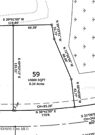 660 Vale Drive, Wilmington, NC 28411 – photo 2: 660 Vale - Lot 59 Zoomed In