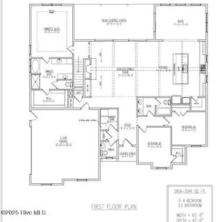 150 Banbridge Drive, West End, NC 27376 – photo 5: 1st floor plan