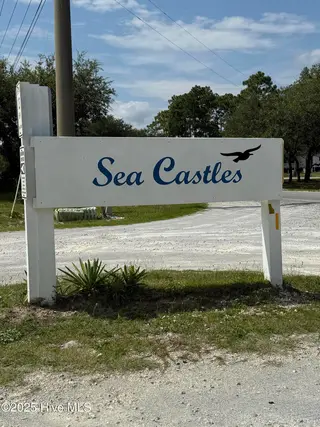 2286 Barnacle Drive SW, Supply, NC 28462 — 1-bedroom home in Sea Castles, Supply, NC, photo 2 of 56: Barnacle Sea Castle sign