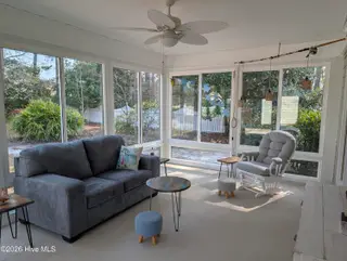 6641 Shire Lane, Wilmington, NC 28411 – photo 13: Back yard views from Sunroom