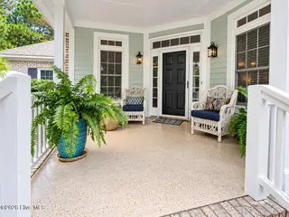 301 Wisteria Way, Caswell Beach, NC 28465 – photo 4: Front Porch