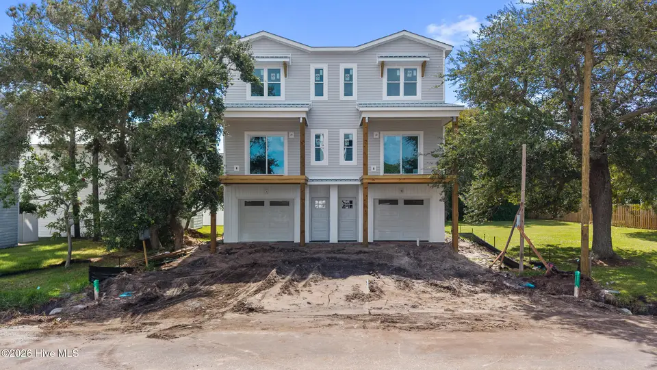 305 Birmingham Avenue 1, Carolina Beach, NC 28428 — 4-bedroom townhome, Carolina Beach, NC, photo 1 of 27: 1_dji_20260925135638_0194_d