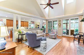 273 Champions Ridge Drive, Southern Pines, NC 28387 – photo 5: Living Room with vaulted ceilings