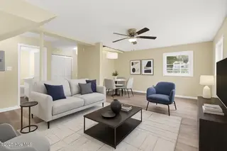 406 Carole Drive, Jacksonville, NC 28540 — 3-bedroom home in Pine Forest Acres, Jacksonville, NC, photo 22 of 42: staged-Carole Basement-contemporary
