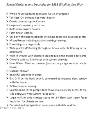3838 Winding Vine Way, Southport, NC 28461 — 3-bedroom home in Arbor Creek, Southport, NC, photo 5 of 67: SPECIAL FEATURES