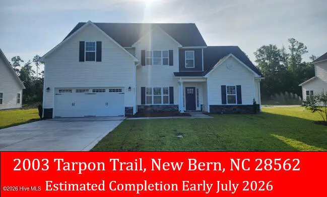 2003 Tarpon Trail, New Bern, NC 28562 – photo 1 of 28: MLS 6-29-26