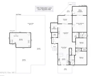 930 Tidewater Lane, Carolina Beach, NC 28428 – photo 5: Floor Plan