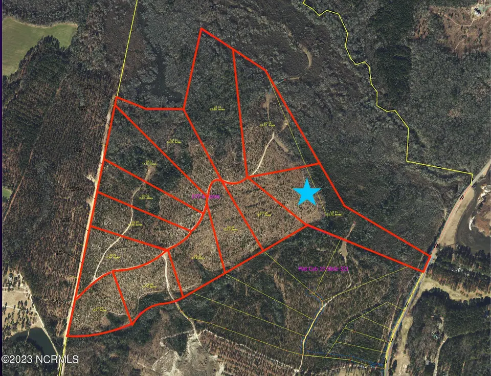 610 11 Fortis Farm Road, Vass, NC 28394 – photo 1 of 1: Preliminary Survey Aerial