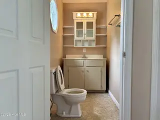 580 Gillikin Road, Beaufort, NC 28516 – photo 18: Hallway Half Bathroom
