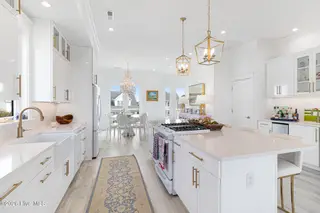 109 Coral Bay Court, Atlantic Beach, NC 28512 – photo 16: Kitchen into Dining Area