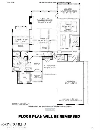 1306 Barkentine Drive, New Bern, NC 28560 – photo 19: 1st floor room dimensions