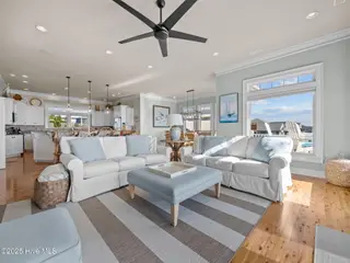 6414 Ocean Drive, Emerald Isle, NC 28594 – photo 10: Living room, top floor