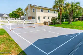 310 Holly Lane, Cape Carteret, NC 28584 – photo 4: Rear elevation and Pickle Ball Court!