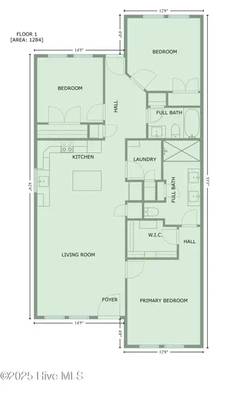 221 NE 75th Street, Oak Island, NC 28465 – photo 5: floorplan NE 75th cottage