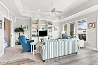 1701 Salter Path Road J304, Indian Beach, NC 28512 – photo 7: Living Room with Builtins