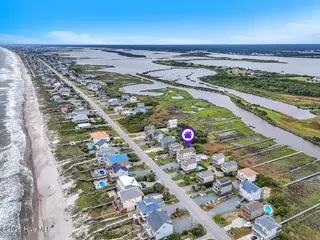 3713 Island Drive, North Topsail Beach, NC 28460 – photo 7: Aerial proximity to the intercoastal