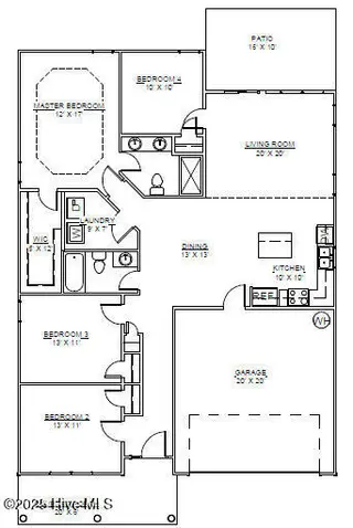 4003 Bluewater Boulevard, New Bern, NC 28562 – photo 4: Floor Plan