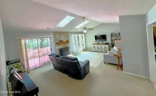 105 Norman Court, New Bern, NC 28560 – photo 4: Living Room with Fireplace