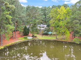255 Lake Dornoch Drive, Pinehurst, NC 28374 – photo 2: Rear Drone Longshot