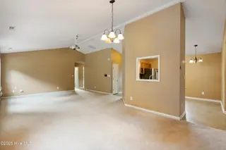 268 Brookstone Way, Jacksonville, NC 28546 – photo 7: living area with projector