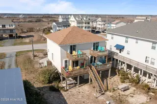 3802 Island Drive, North Topsail Beach, NC 28460 – photo 8: Overhead view - Facing ICW