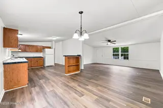 286 Mill Creek Road, Newport, NC 28570 – photo 7: view of Kitchen, dining and living room