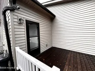 412 Taylor Place, Goldsboro, NC 27430 — 2-bedroom townhome in Taylor Commons, Goldsboro, NC, photo 23 of 24: Back deck