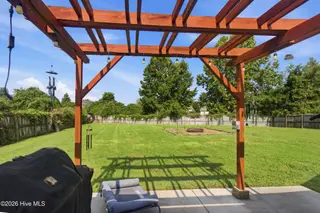 2820 Walter Drive, New Bern, NC 28562 – photo 2: Backyard patio with Pergola