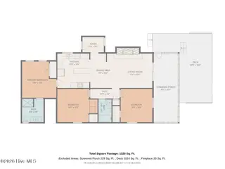 2908 Canal Cove Road, Lake Waccamaw, NC 28450 – photo 22: 2908 Canal Cove - Floor Plan