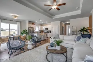 250 Mayflower Drive NW Lot 7, Calabash, NC 28467 – photo 11: Great Room and Kitchen - Durham C - Sess