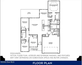 4017 Bluewater Boulevard, New Bern, NC 28562 – photo 3: Floor Plan 711-AV